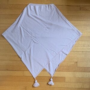 Lilac Cashmere Tassel Shawl